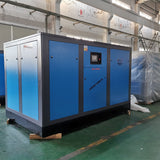 Two-stage PM motor VSD screw compressor