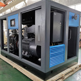 Two-stage PM motor VSD screw compressor