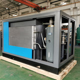 Two-stage PM motor VSD screw compressor