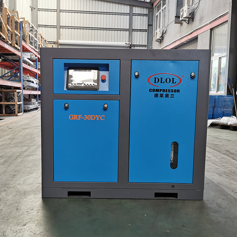 Permanent magnetic variable frequency screw compressor