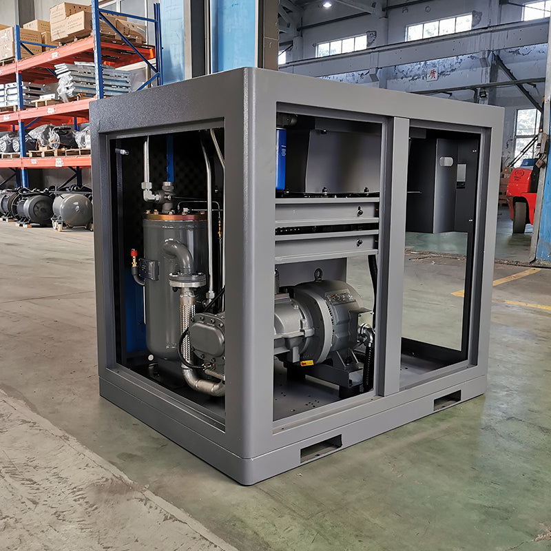 Permanent magnetic variable frequency screw compressor