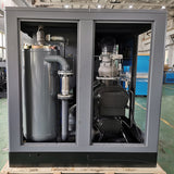Two-stage PM motor VSD screw compressor