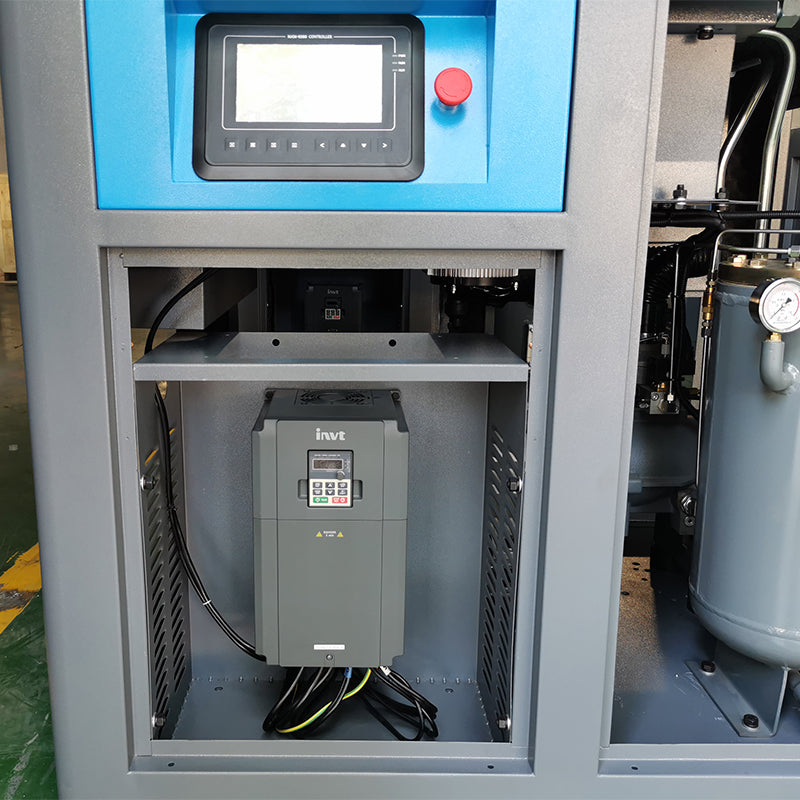 Permanent magnetic variable frequency screw compressor
