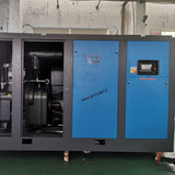 Two-stage PM motor VSD screw compressor