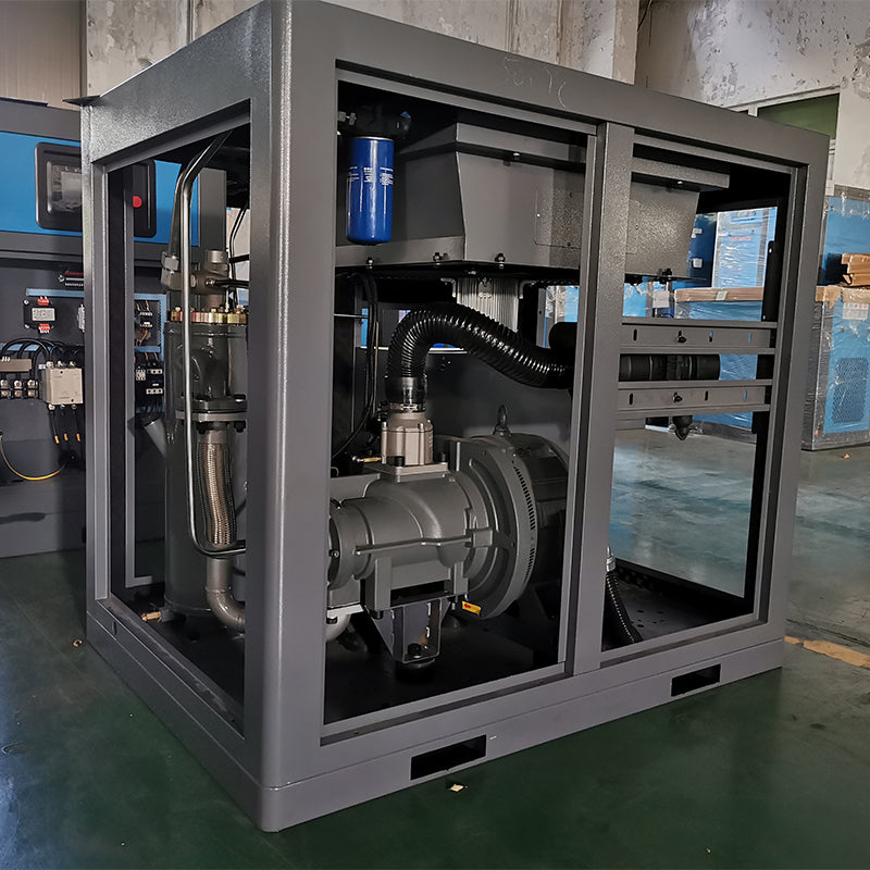 Permanent magnetic variable frequency screw compressor